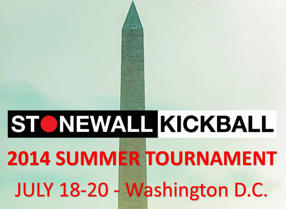 2014 Stonewall Kickball Summer Tournament in D.C. Stonewall Kickball DC